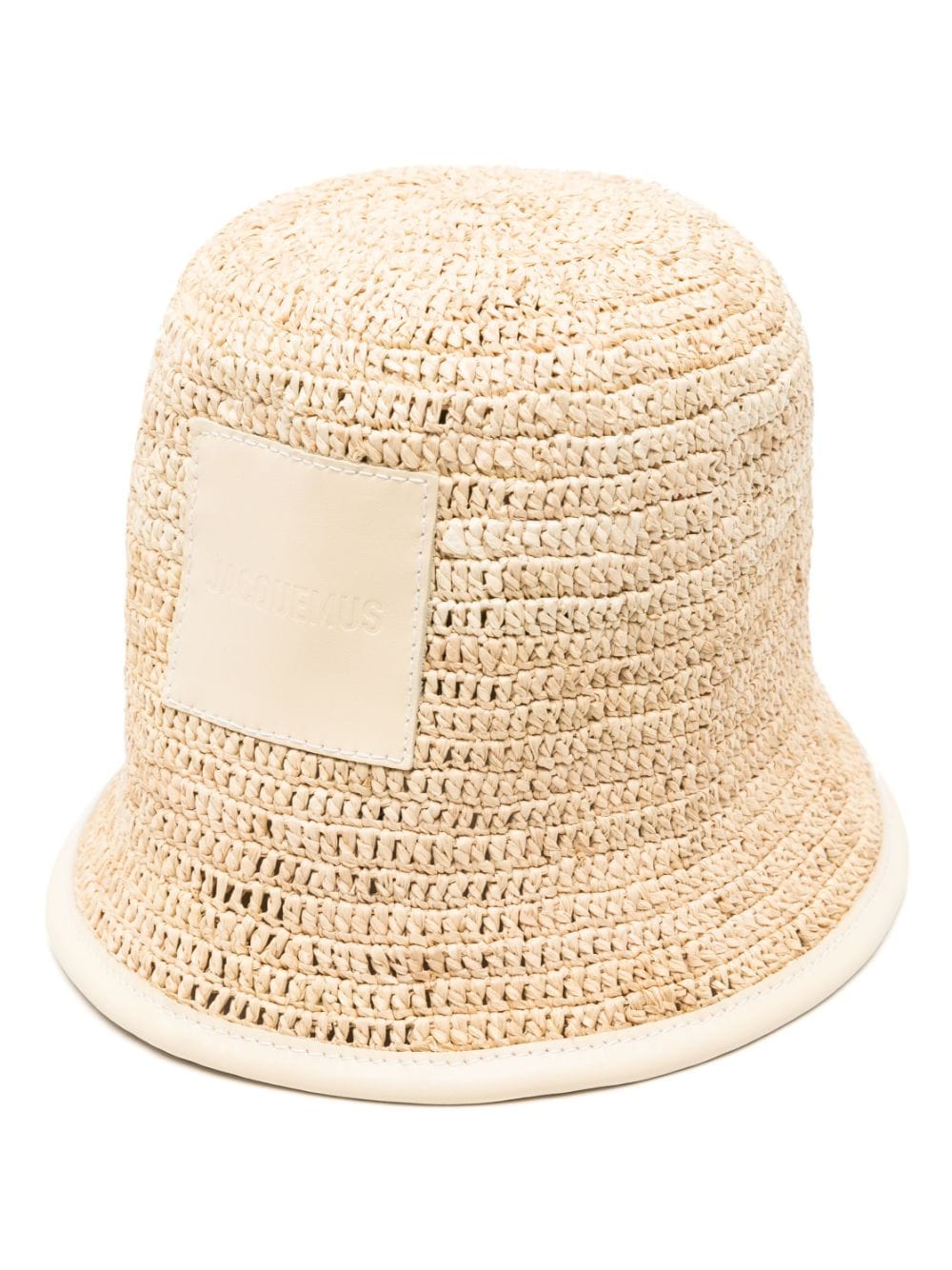 JACQUEMUS Raffia Hat Ivory