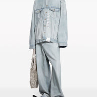 Balenciaga Cotton Washed Denim Jacket