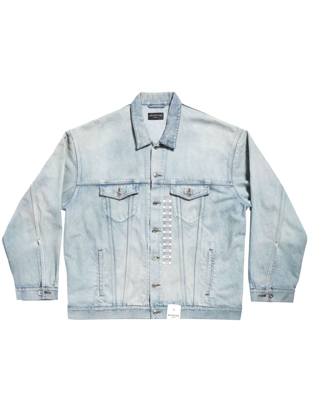 Balenciaga Cotton Washed Denim Jacket