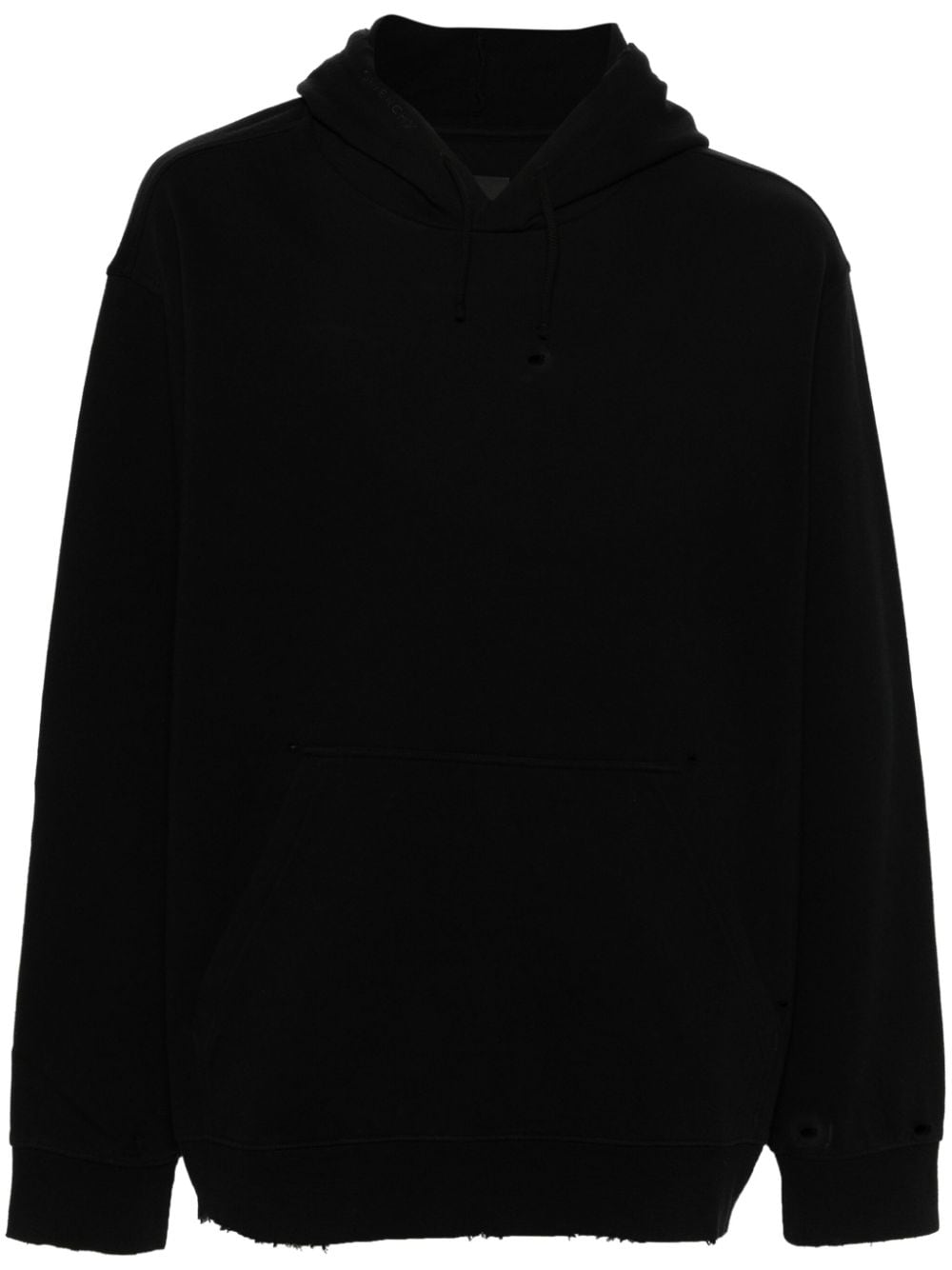 Givenchy Distressed Hoodie Black