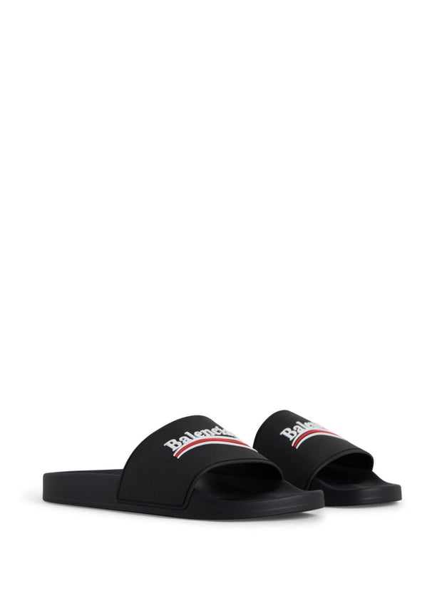 Balenciaga Logo Slide Sandals