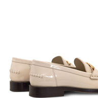 Ferragamo Gancini Patent Leather Loafers
