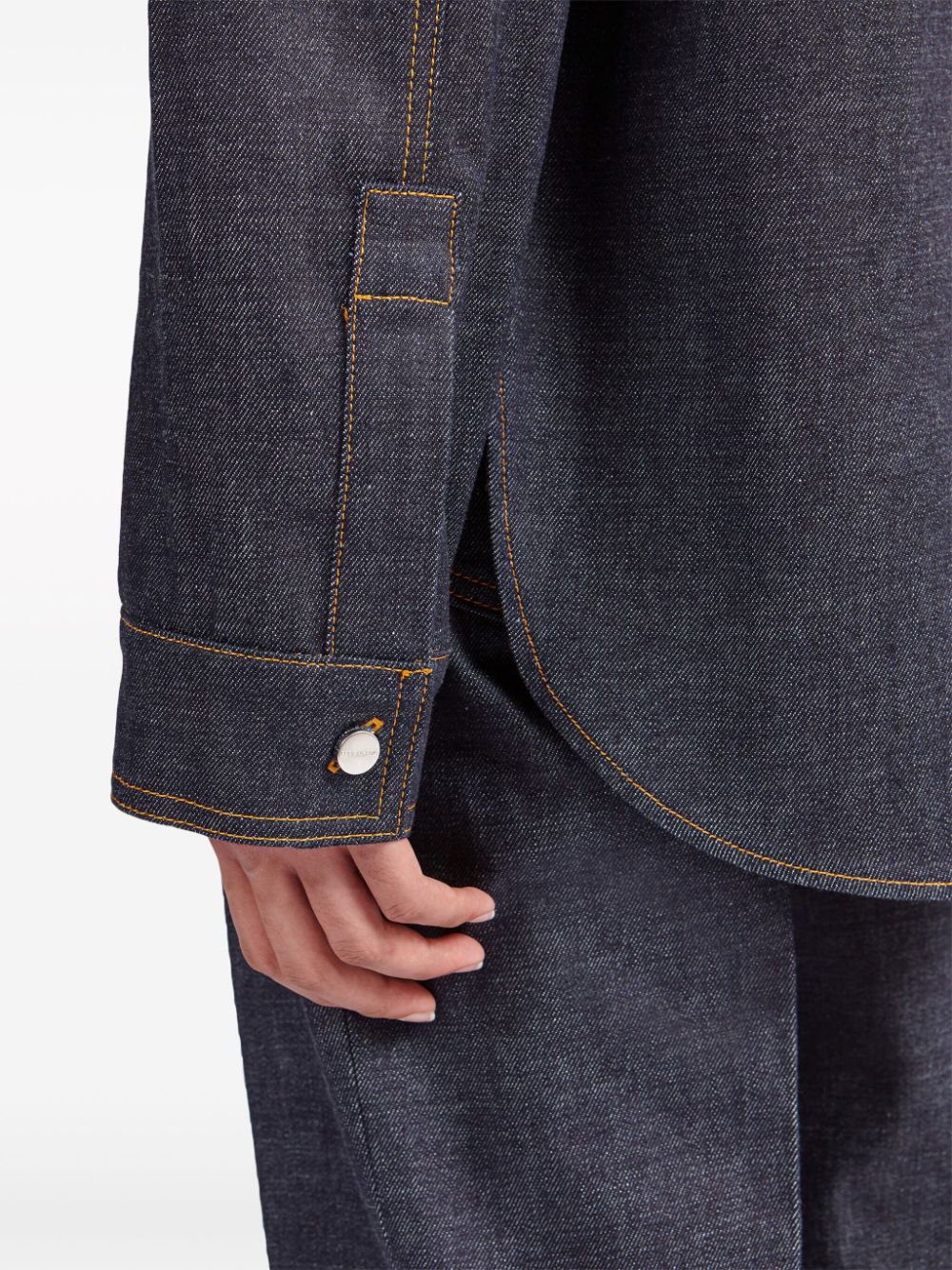 Ferragamo Cotton Denim Shirt