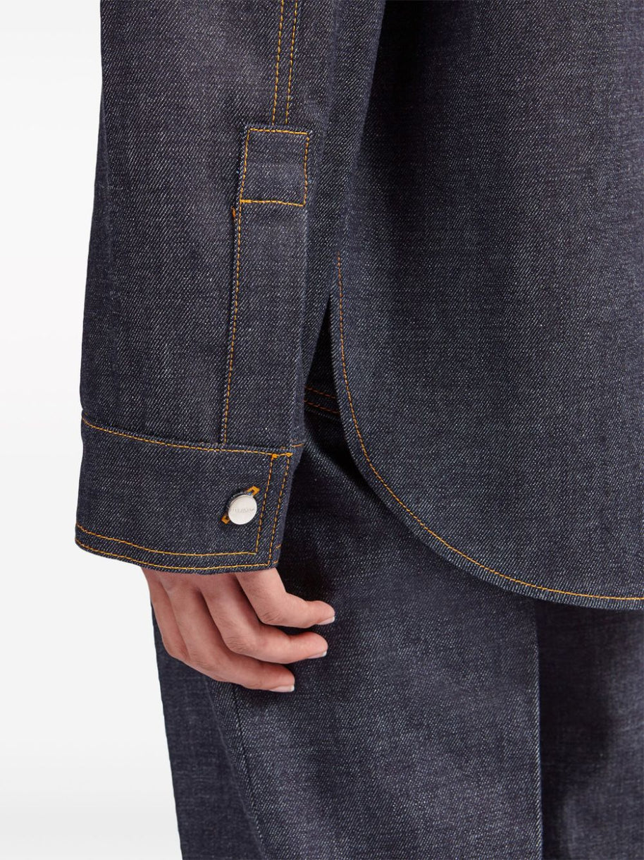 Ferragamo Denim Shirt - Blue