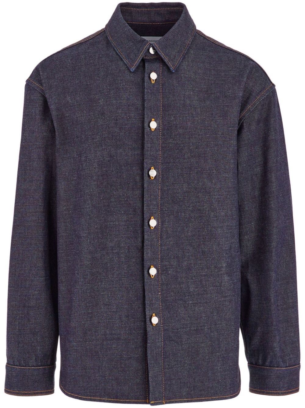 Ferragamo Cotton Denim Shirt