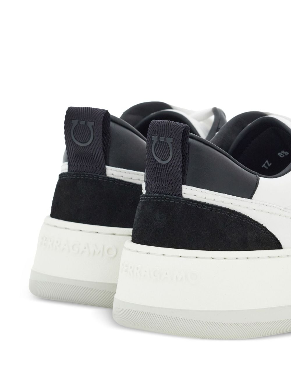 Ferragamo Leather Sneakers Black