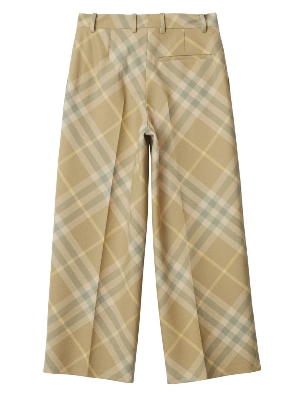 Burberry Check Wool Pants