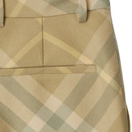 Burberry Check Wool Pants