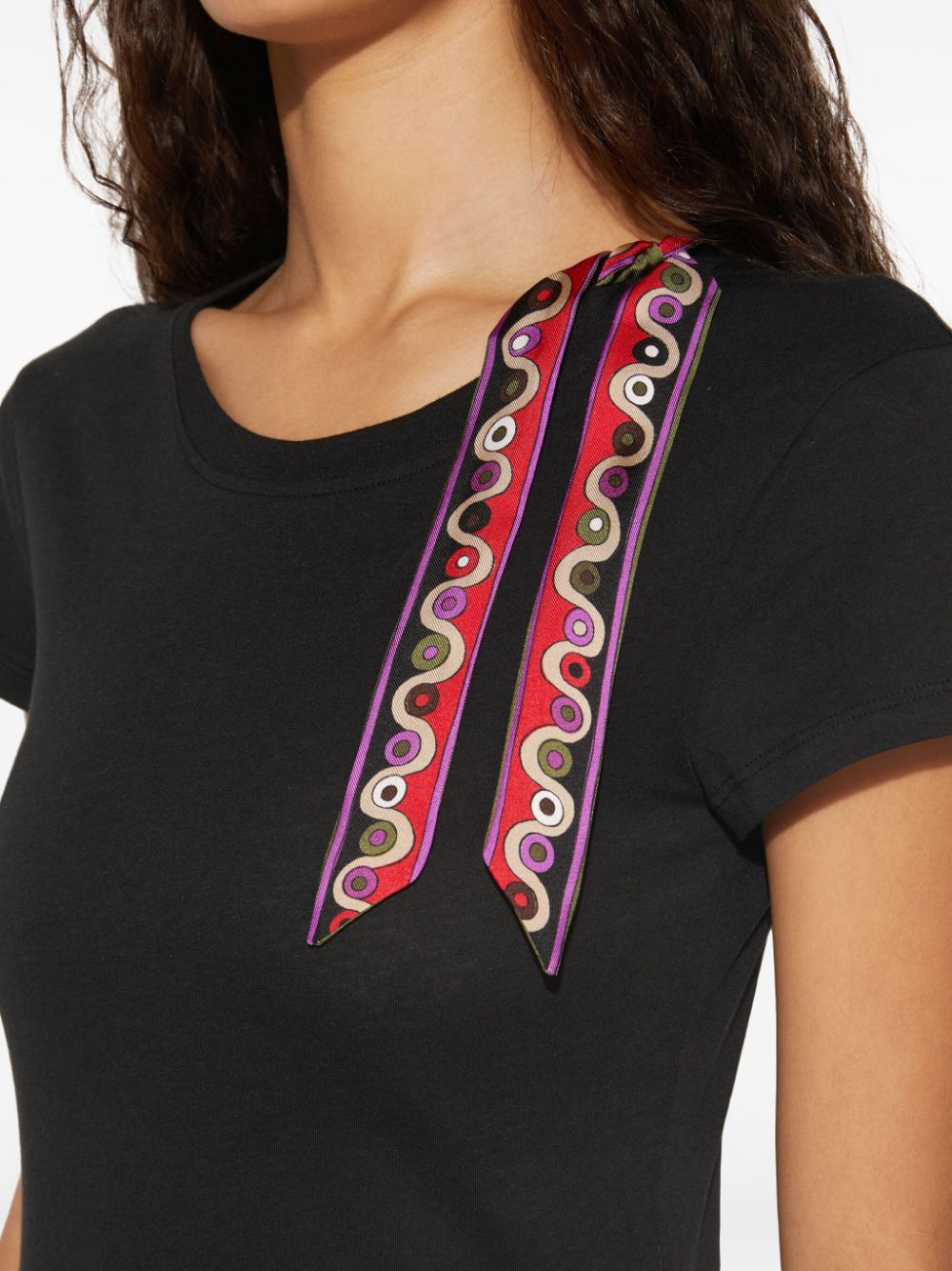 Pucci Tie Detail T-Shirt