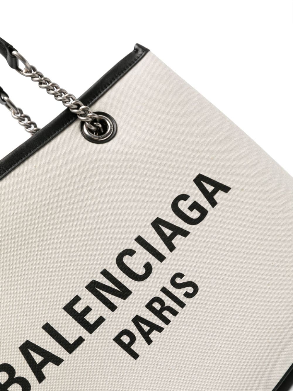 Balenciaga Logo Canvas Tote Bag