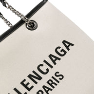 Balenciaga Logo Canvas Tote Bag