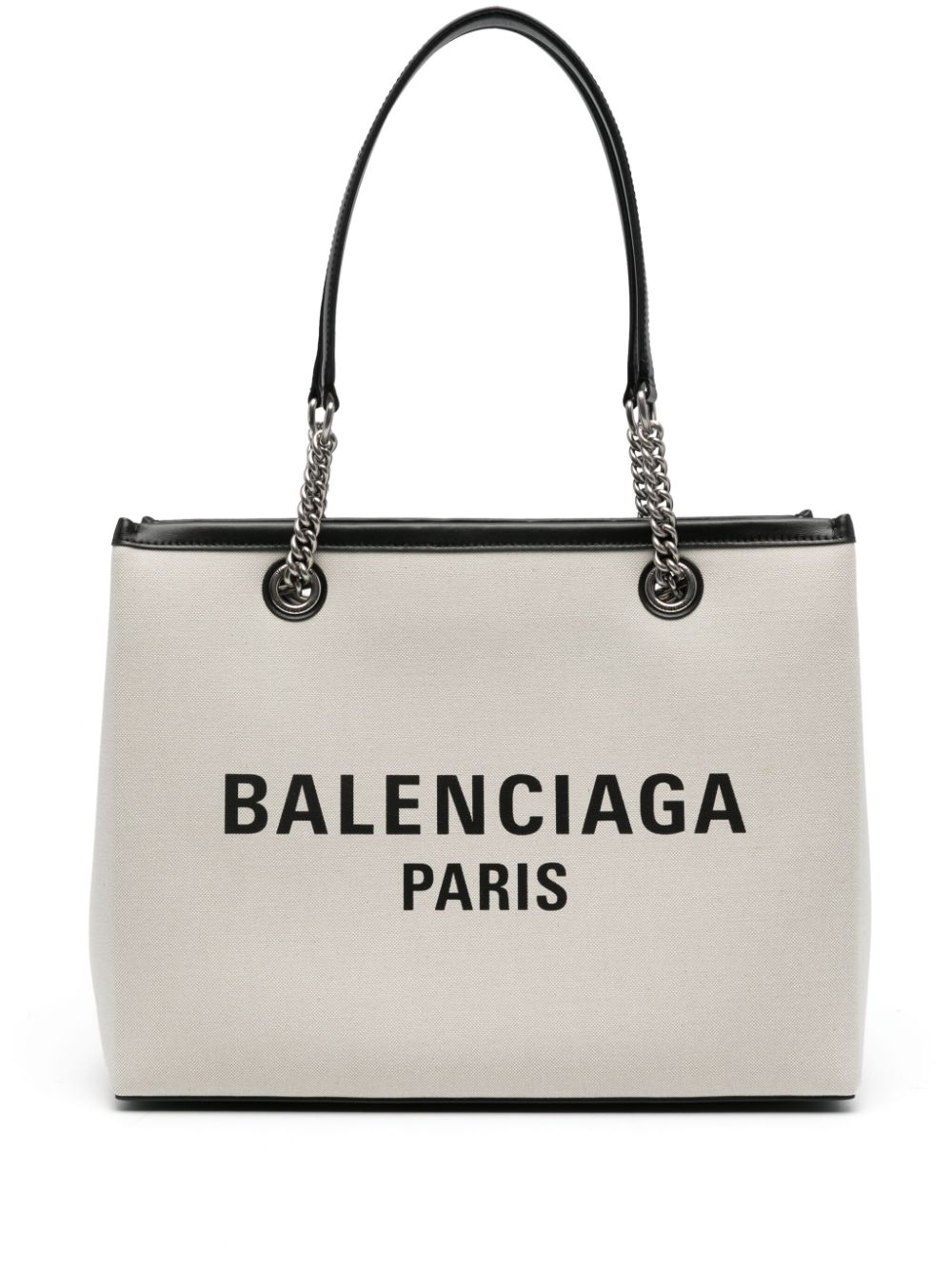 Balenciaga Logo Canvas Tote Bag