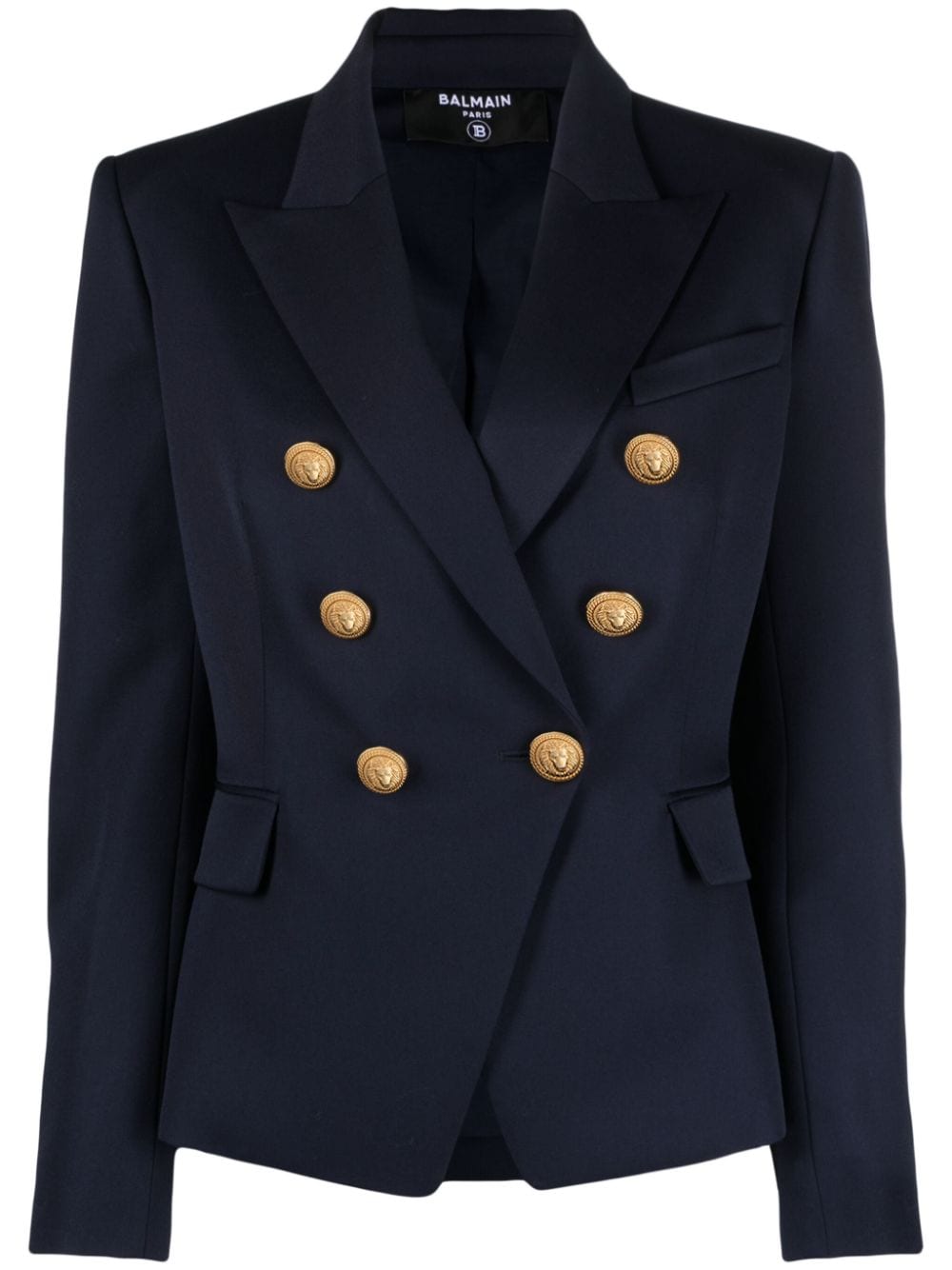 Balmain Wool Double Breasted Jacket