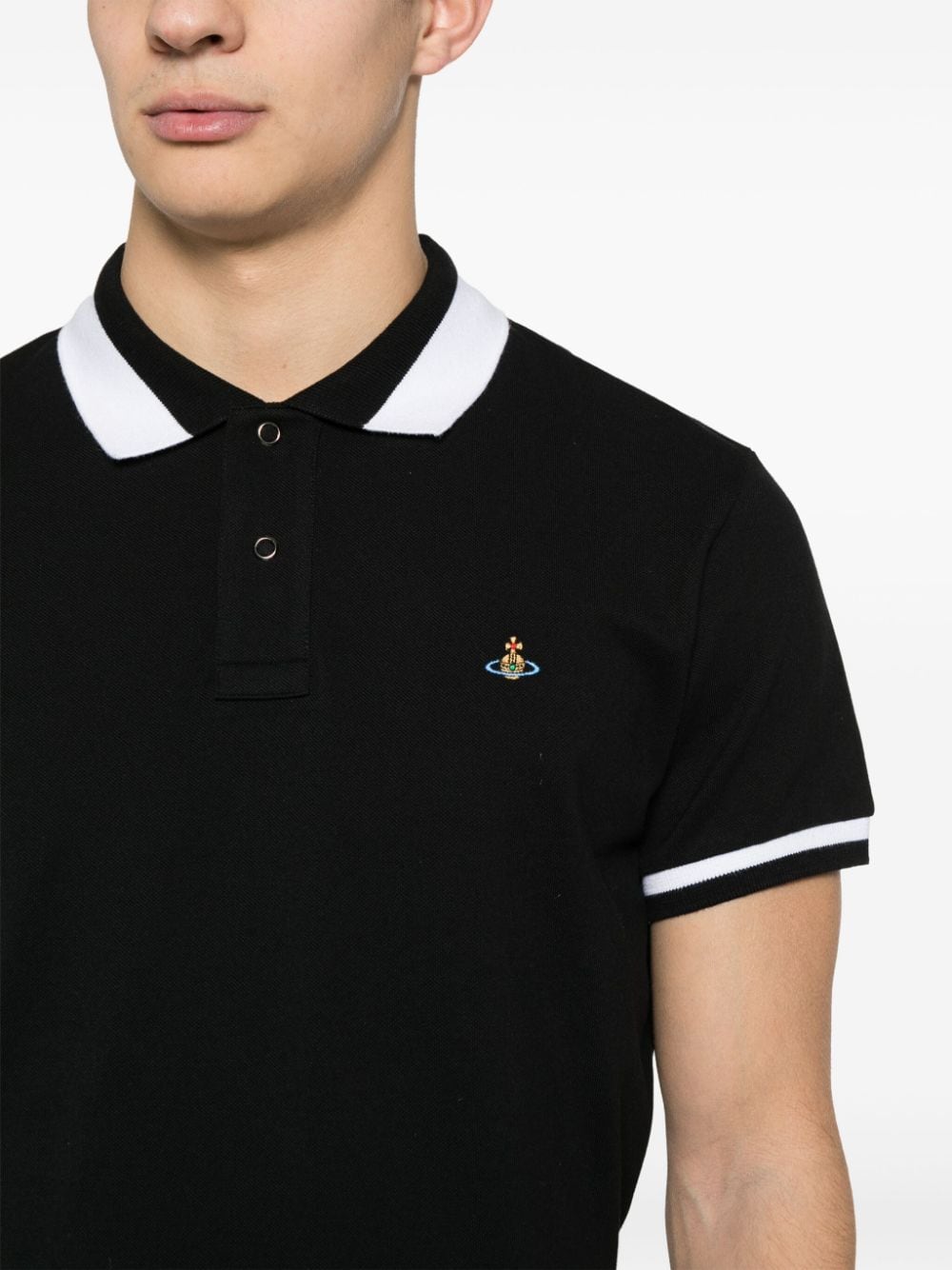 Vivienne Westwood Embroidered Orb Polo Shirt