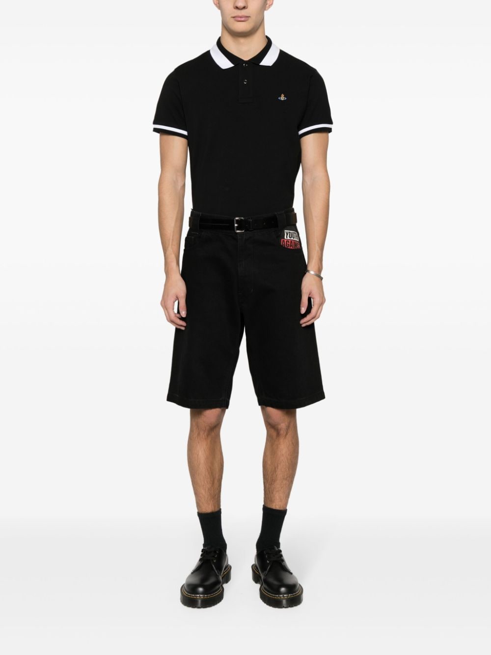 Vivienne Westwood Embroidered Orb Polo Shirt