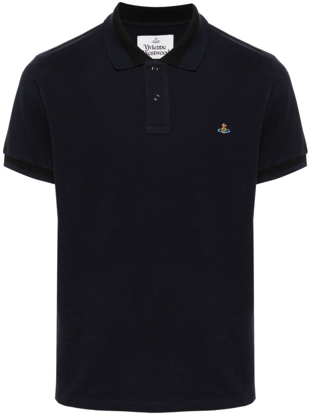 Vivienne Westwood Embroidered Orb Polo Shirt