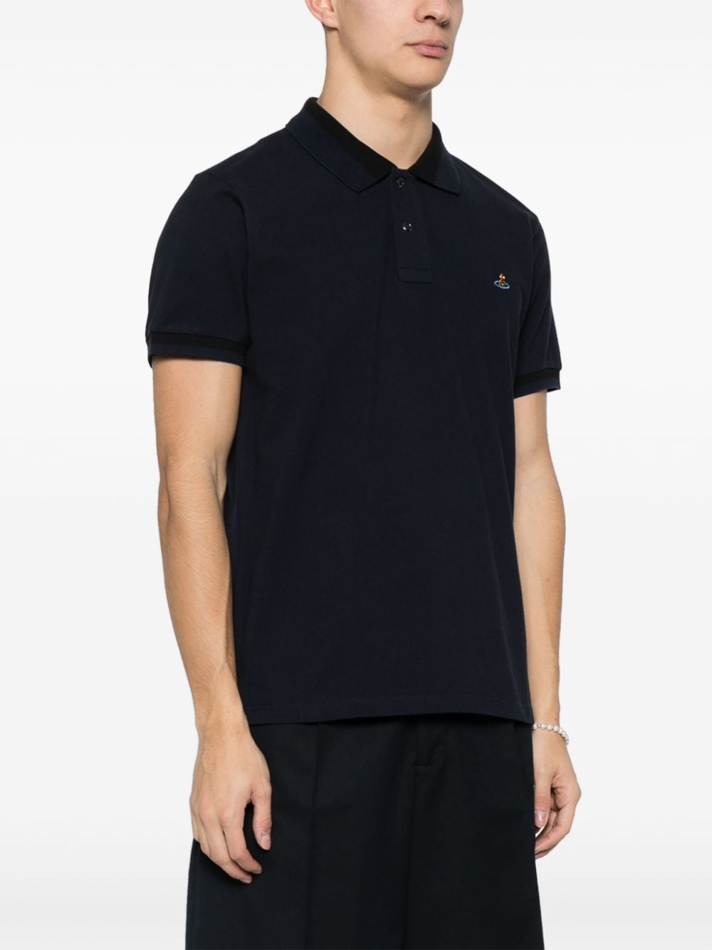 Vivienne Westwood Embroidered Orb Polo Shirt