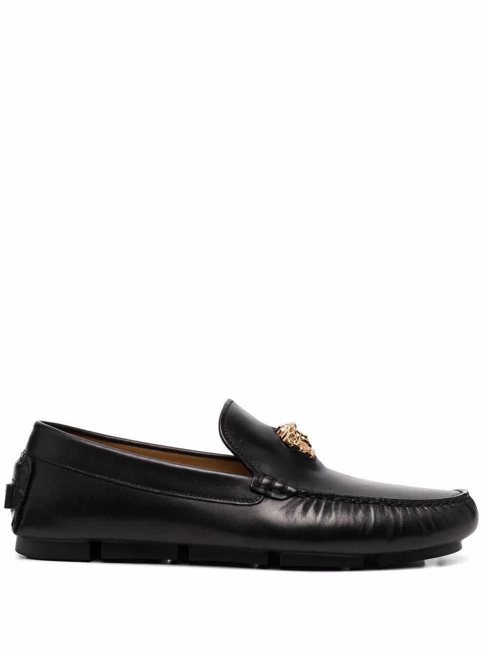 Versace Medusa Leather Loafers