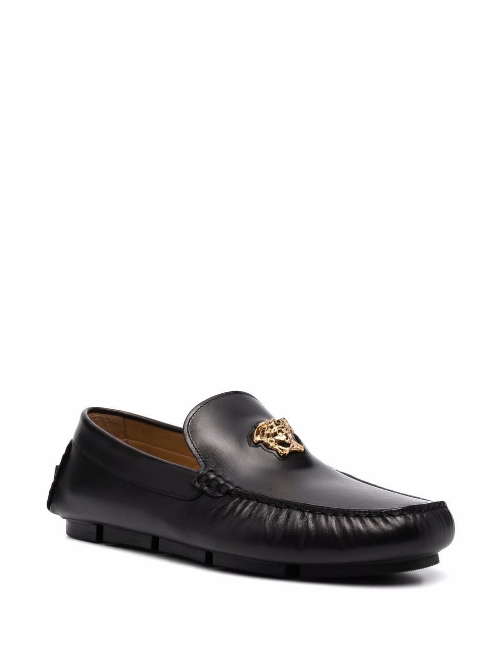 Versace Medusa Leather Loafers