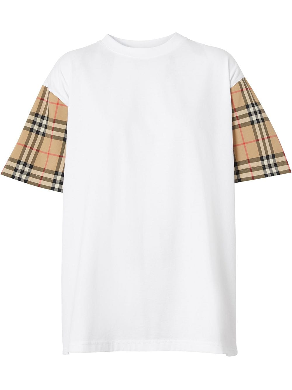 Burberry Check Sleeve T-Shirt