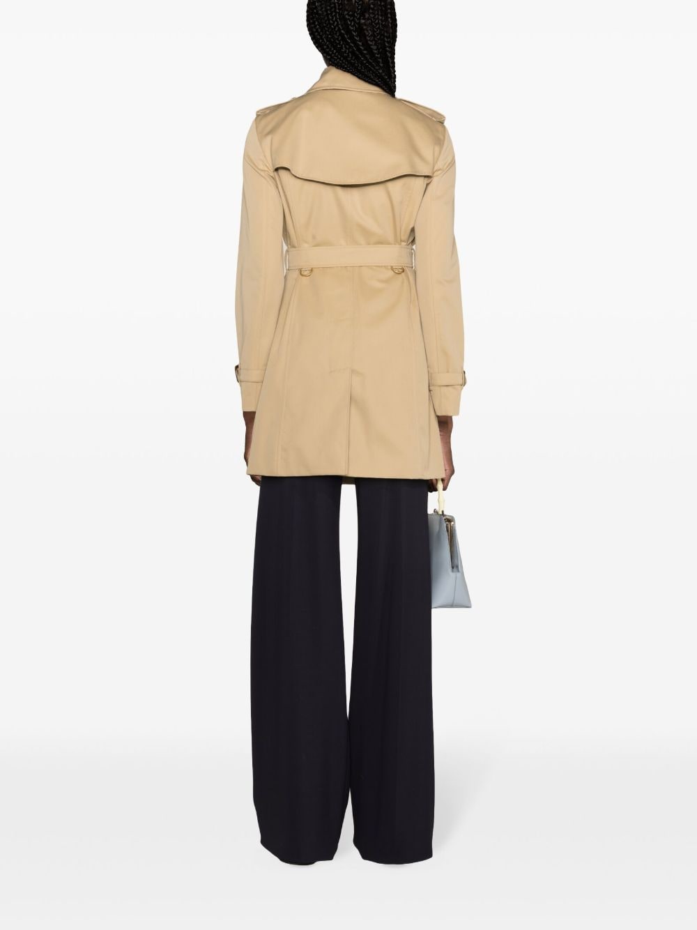 Burberry Chelsea Double Breasted Trench Coat Beige