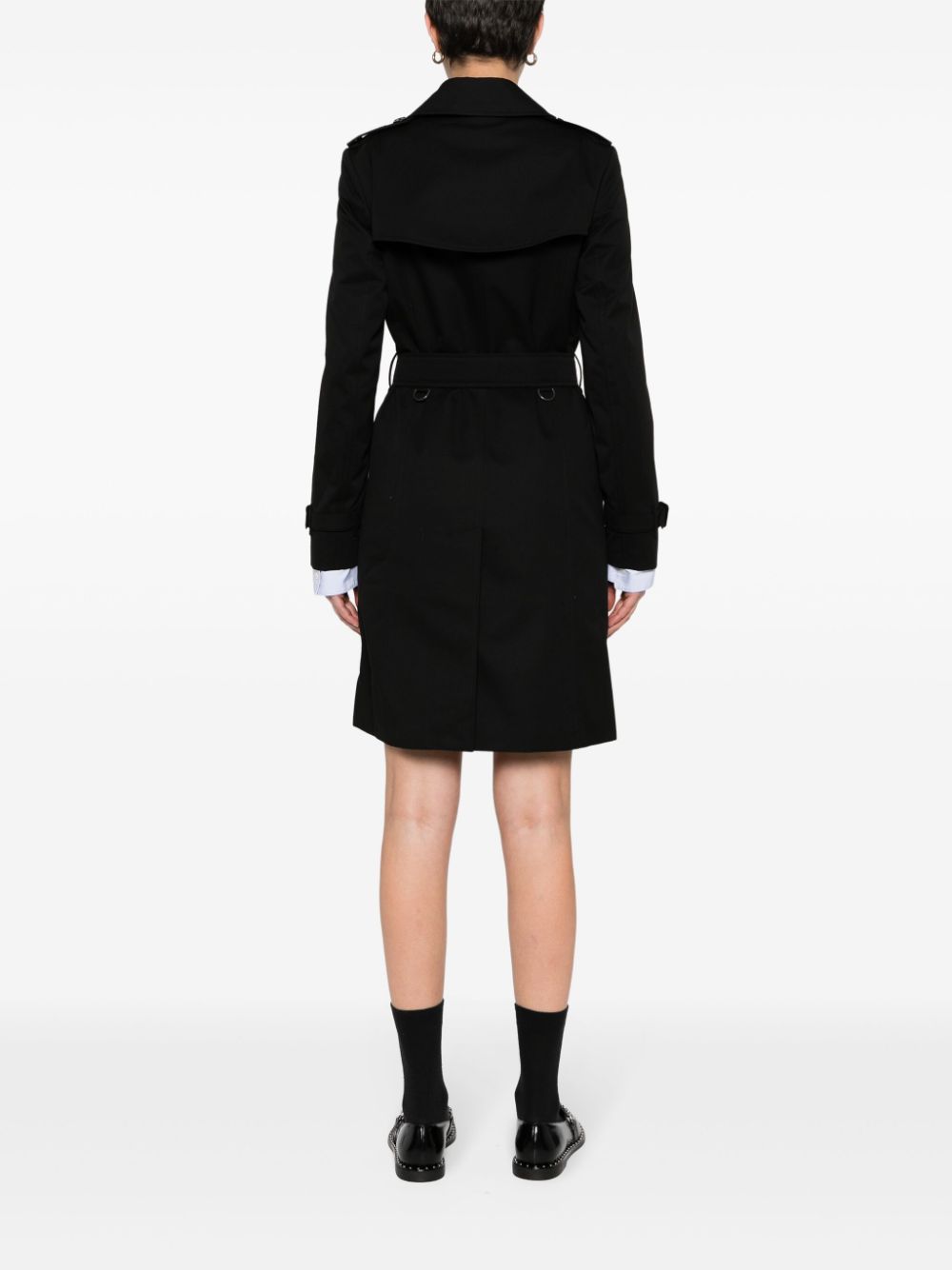 Burberry Gabardine-weave Trench Coat