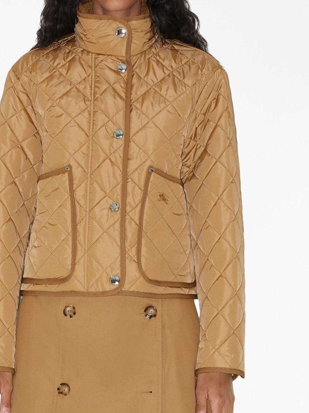 Burberry Diamond Quilted Hooded Jacket