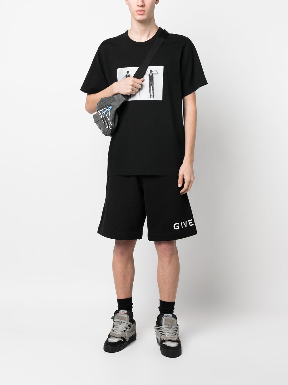 Givenchy Logo Print Shorts