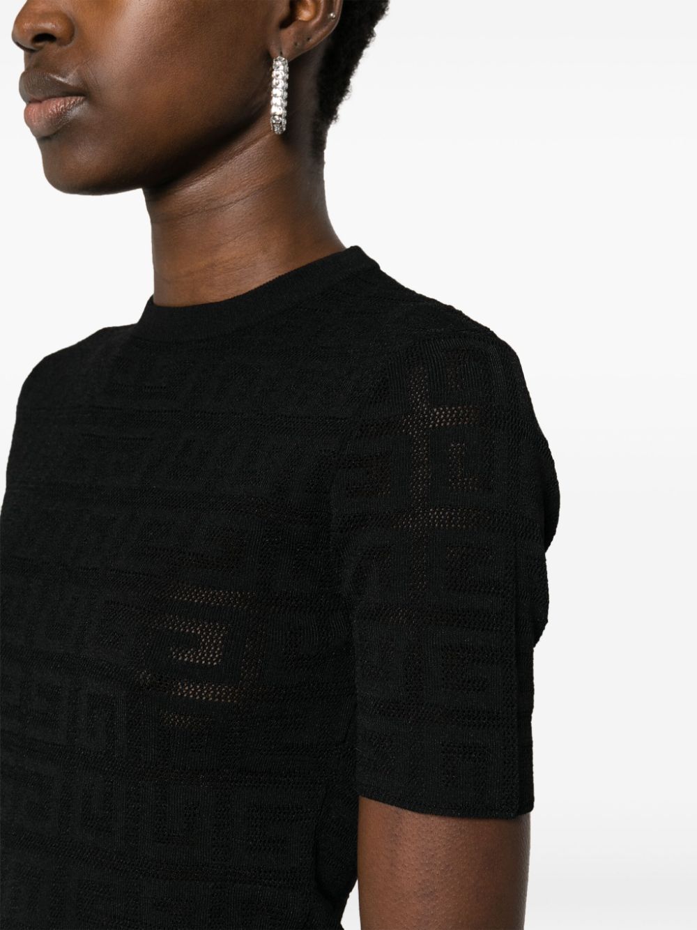 Givenchy Stretch Monogram Jacquard Top