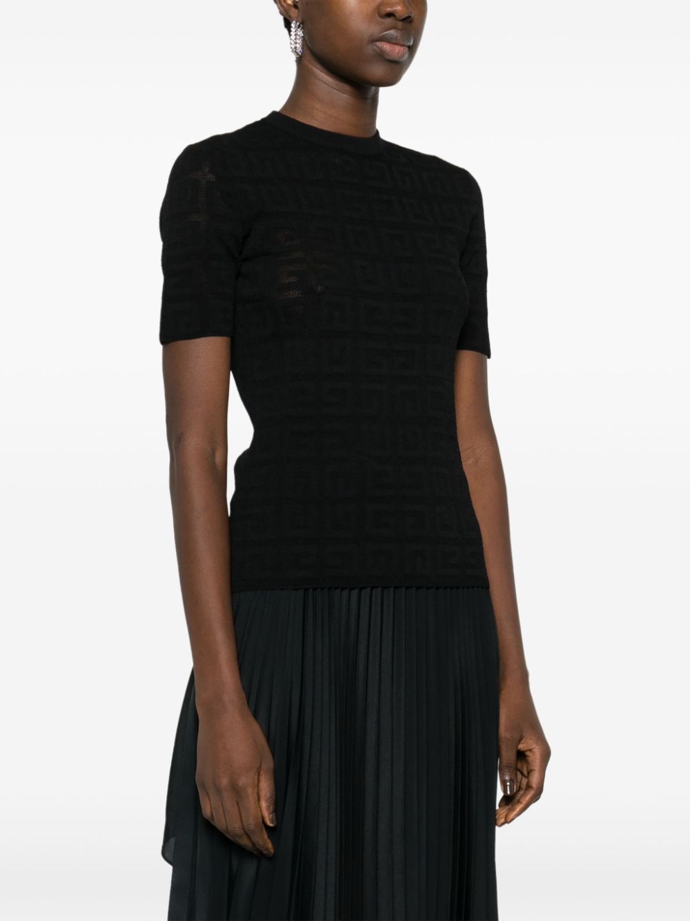 Givenchy Stretch Monogram Jacquard Top