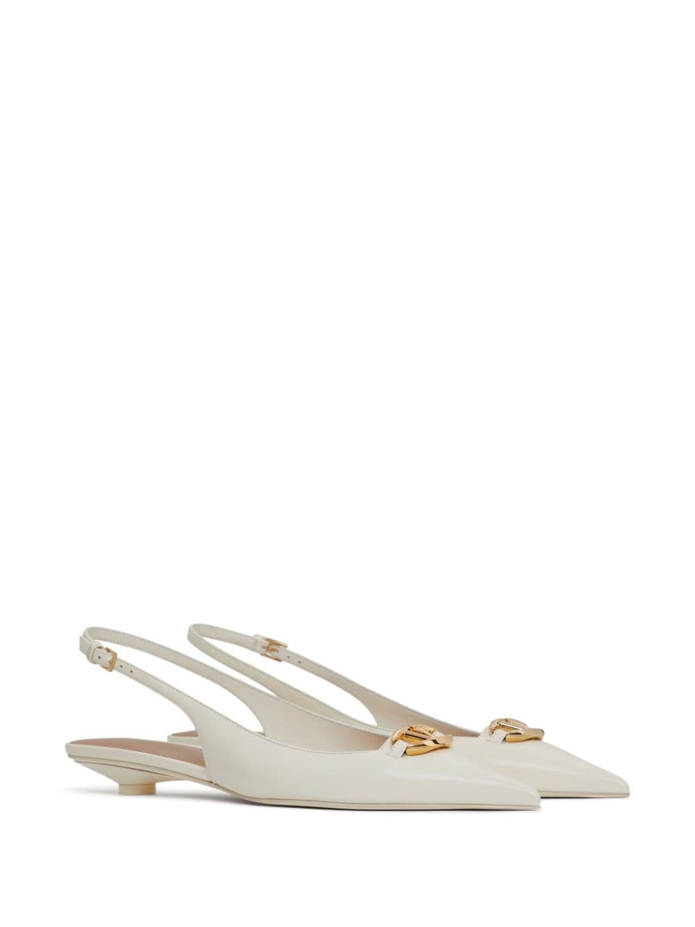 Valentino Garavani VLogo Slingback Ballet Flats