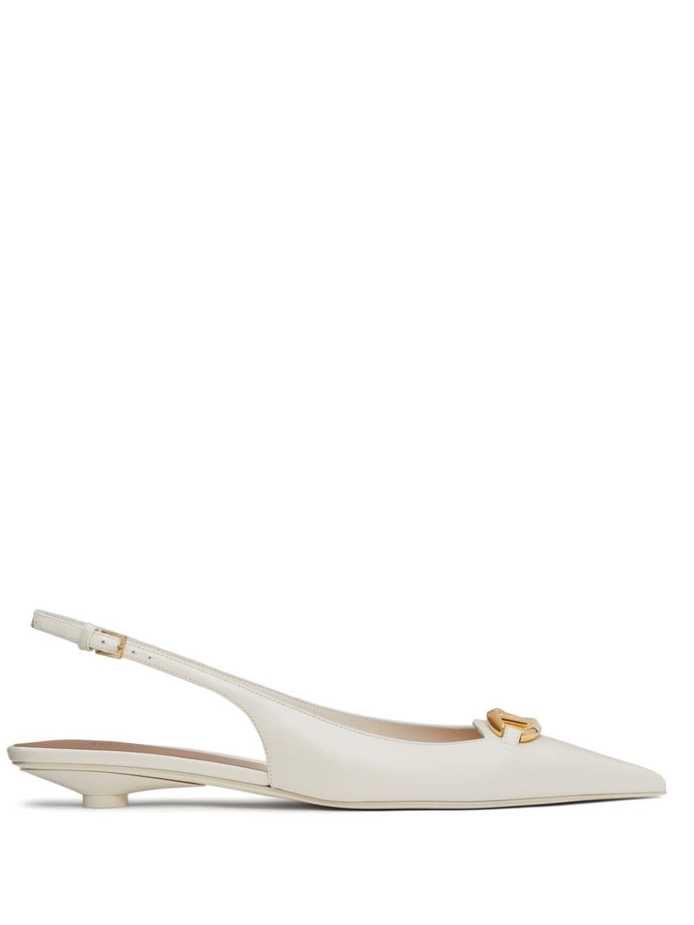 Valentino Garavani VLogo Slingback Ballet Flats