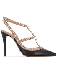 Valentino Garavani Rockstud Leather Pumps - Black