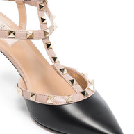 Valentino Garavani Rockstud Leather Pumps - Black