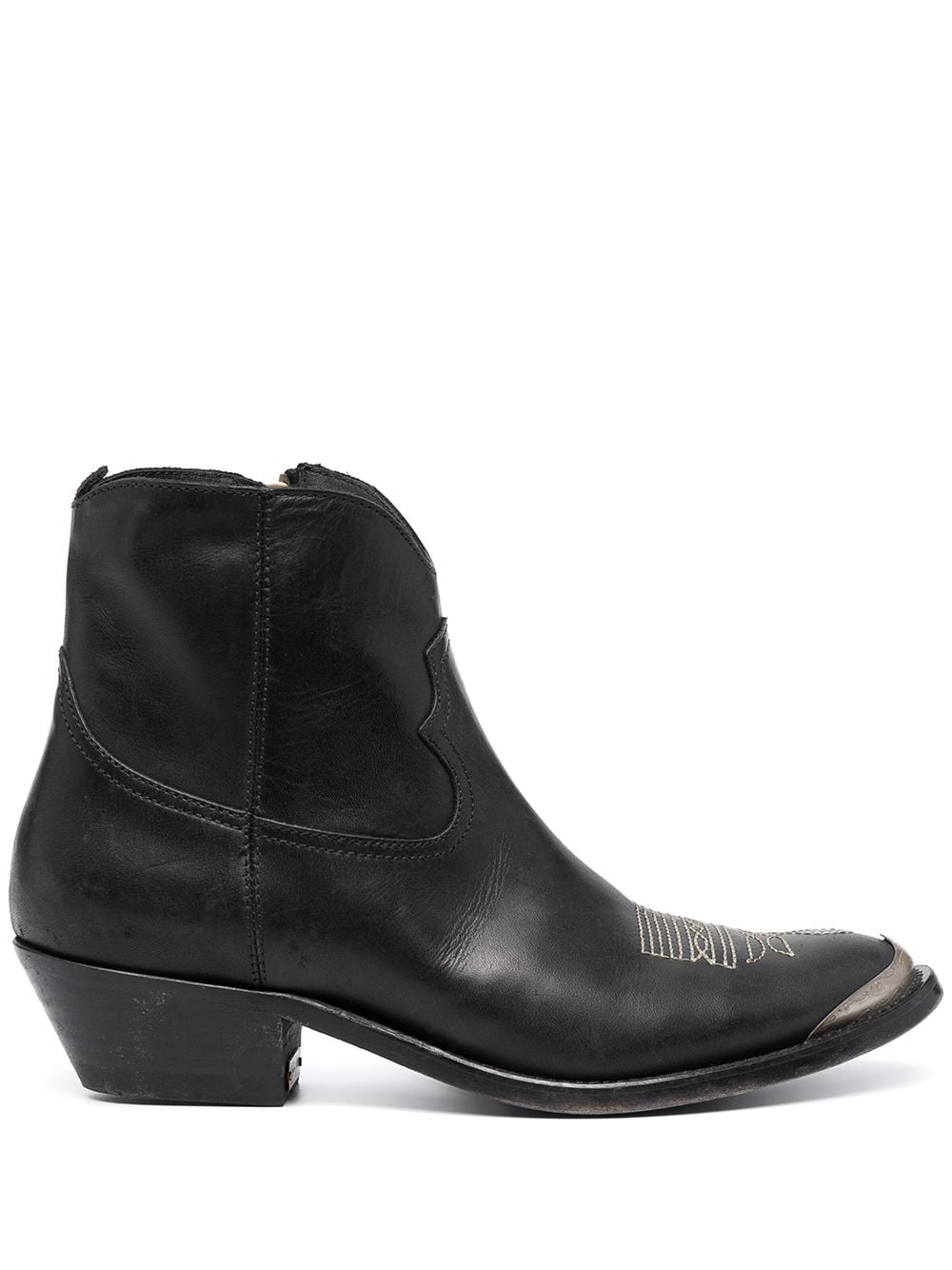 Golden Goose Young Ankle Boots Black