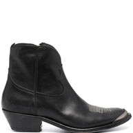 Golden Goose Young Ankle Boots Black