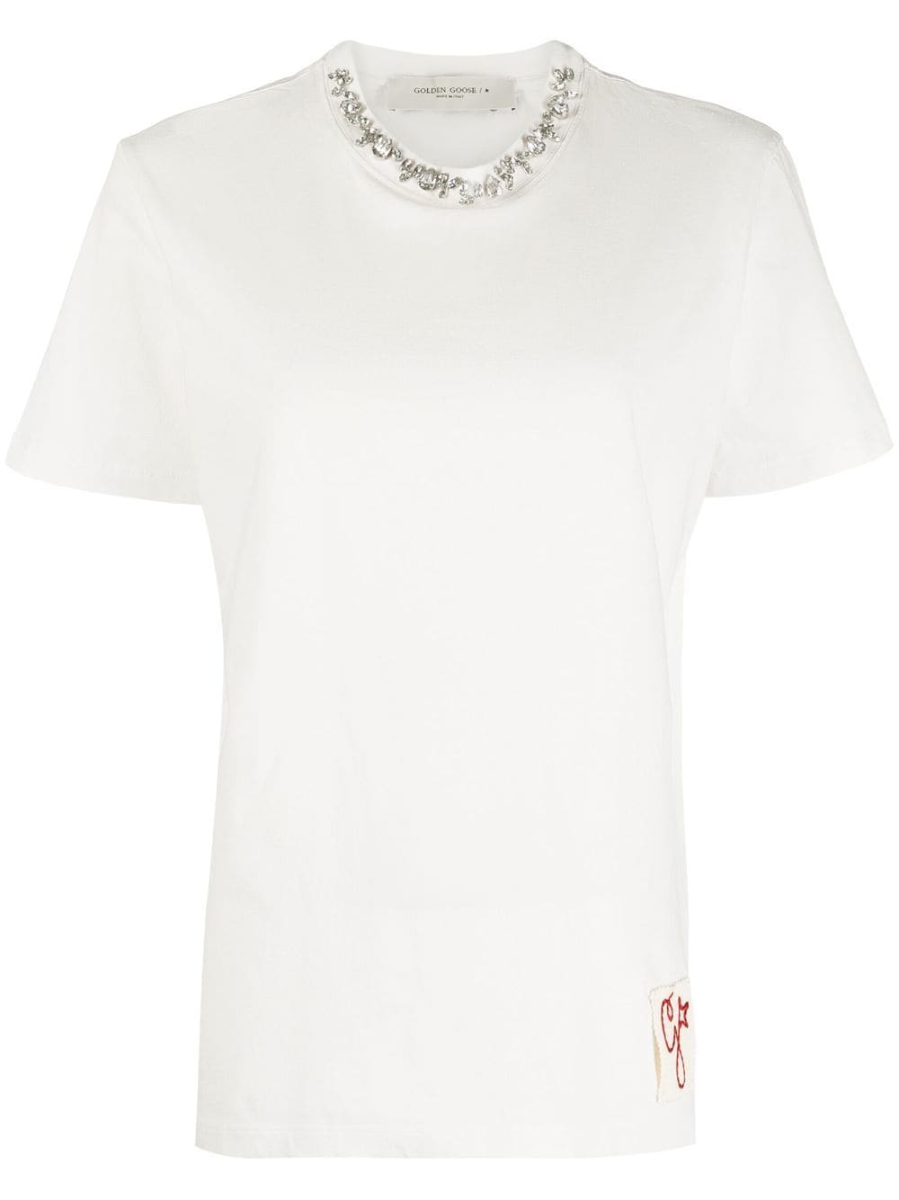 Golden Goose Embroidered Cotton T-Shirt