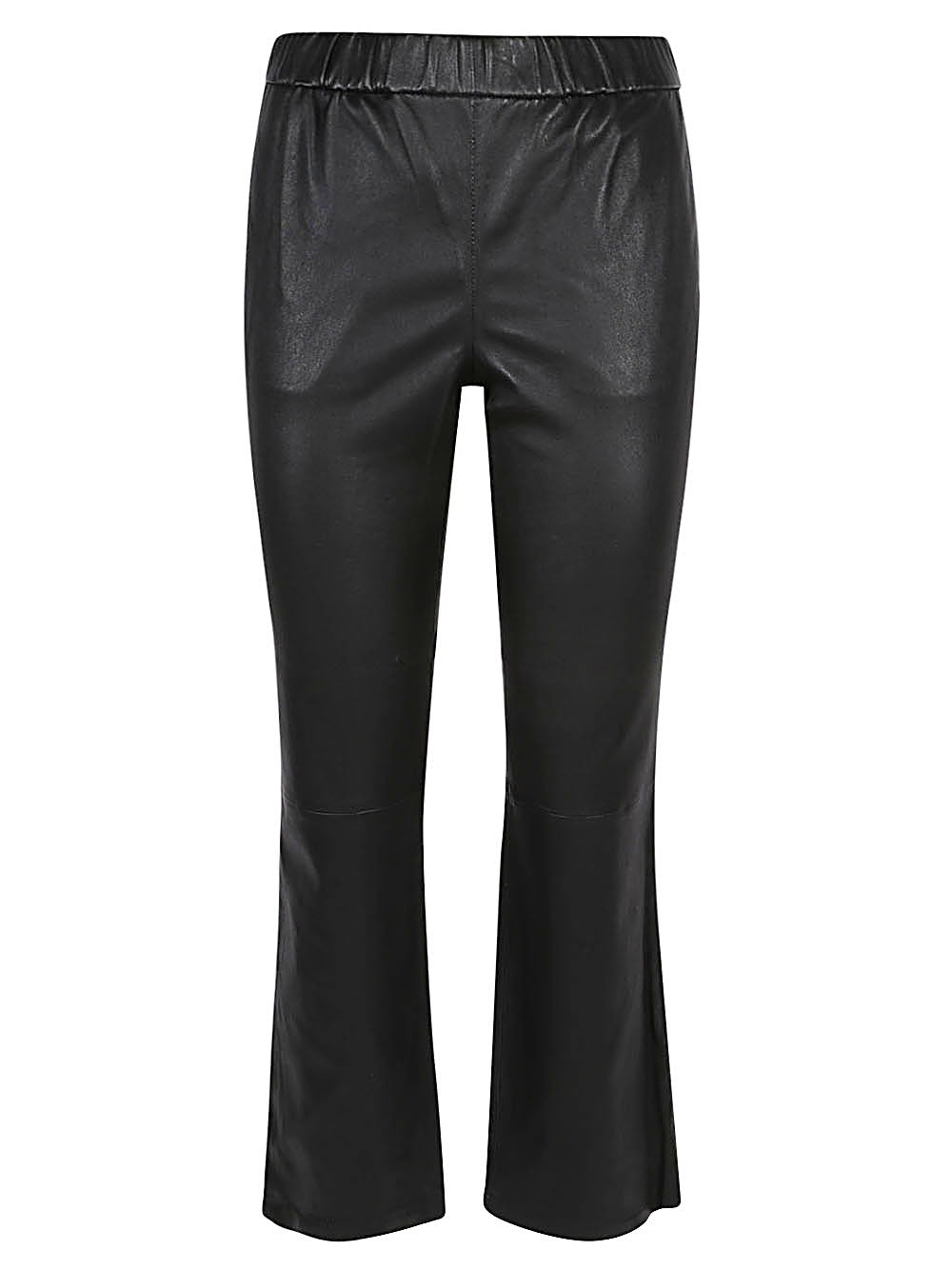 ENES Leather Trousers In Black