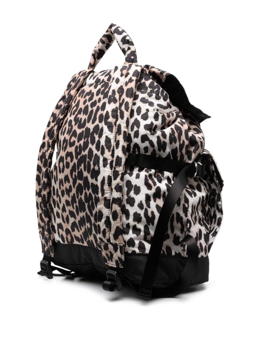 GANNI Leopard Backpack