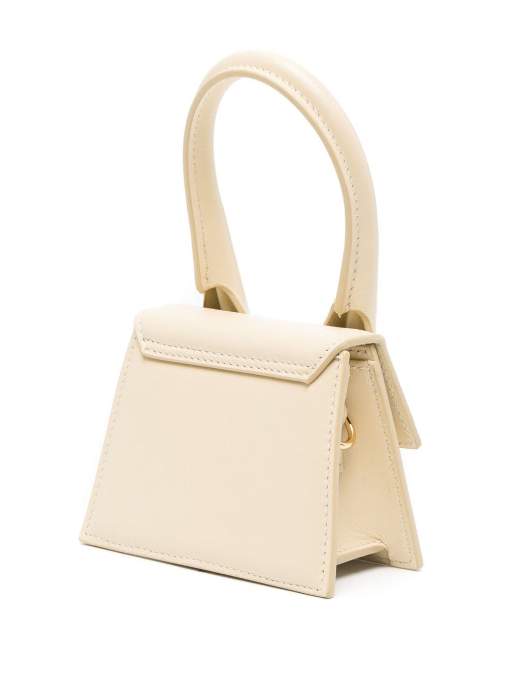 JACQUEMUS Le Chiquito Leather Mini Bag Ivory