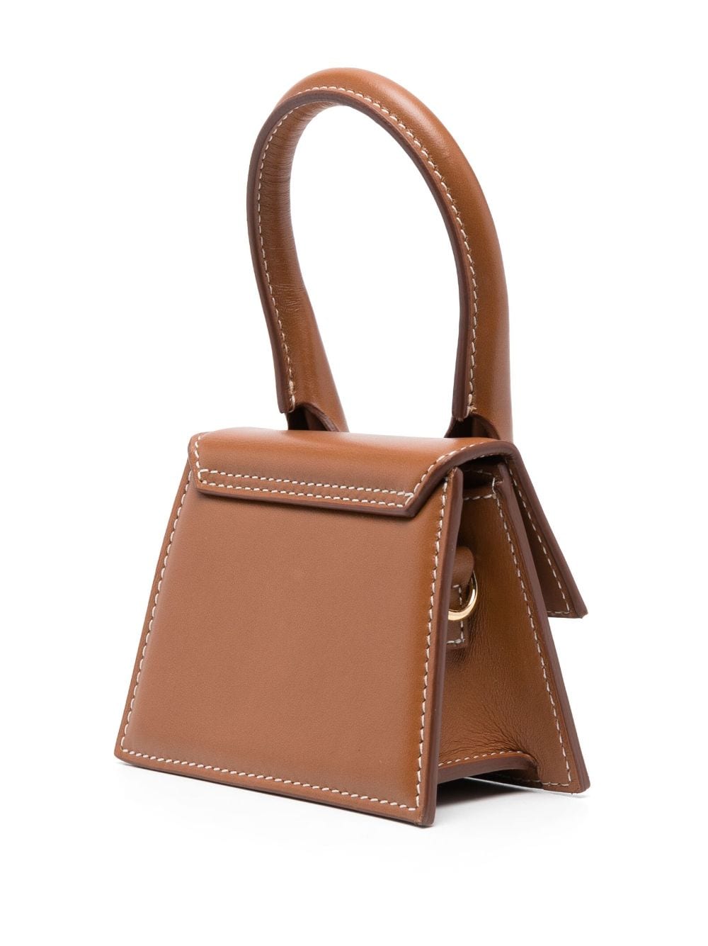 JACQUEMUS Mini Le Chiquito Tote Bag Brown