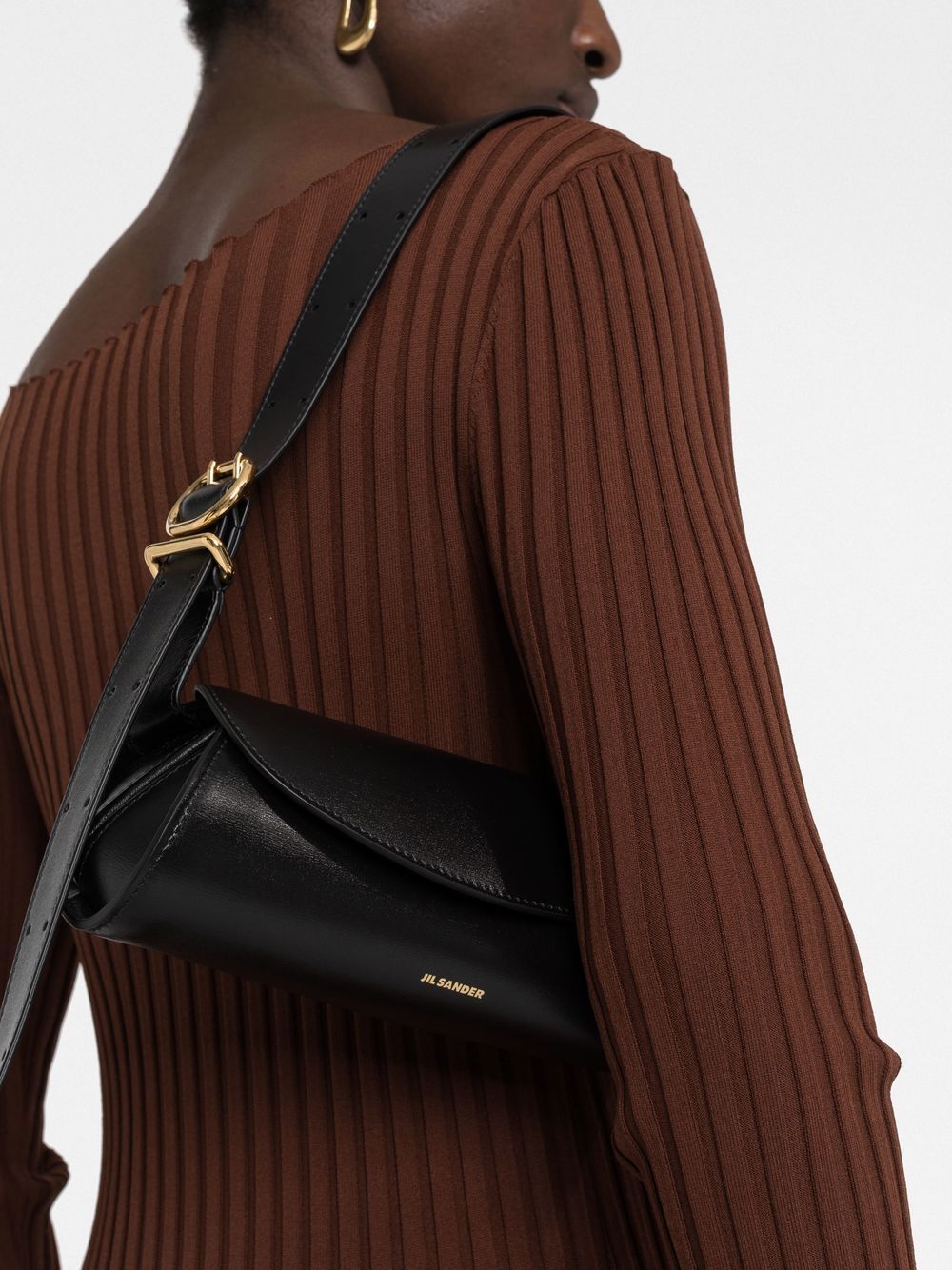 Jil Sander Cannolo Shoulder Bag