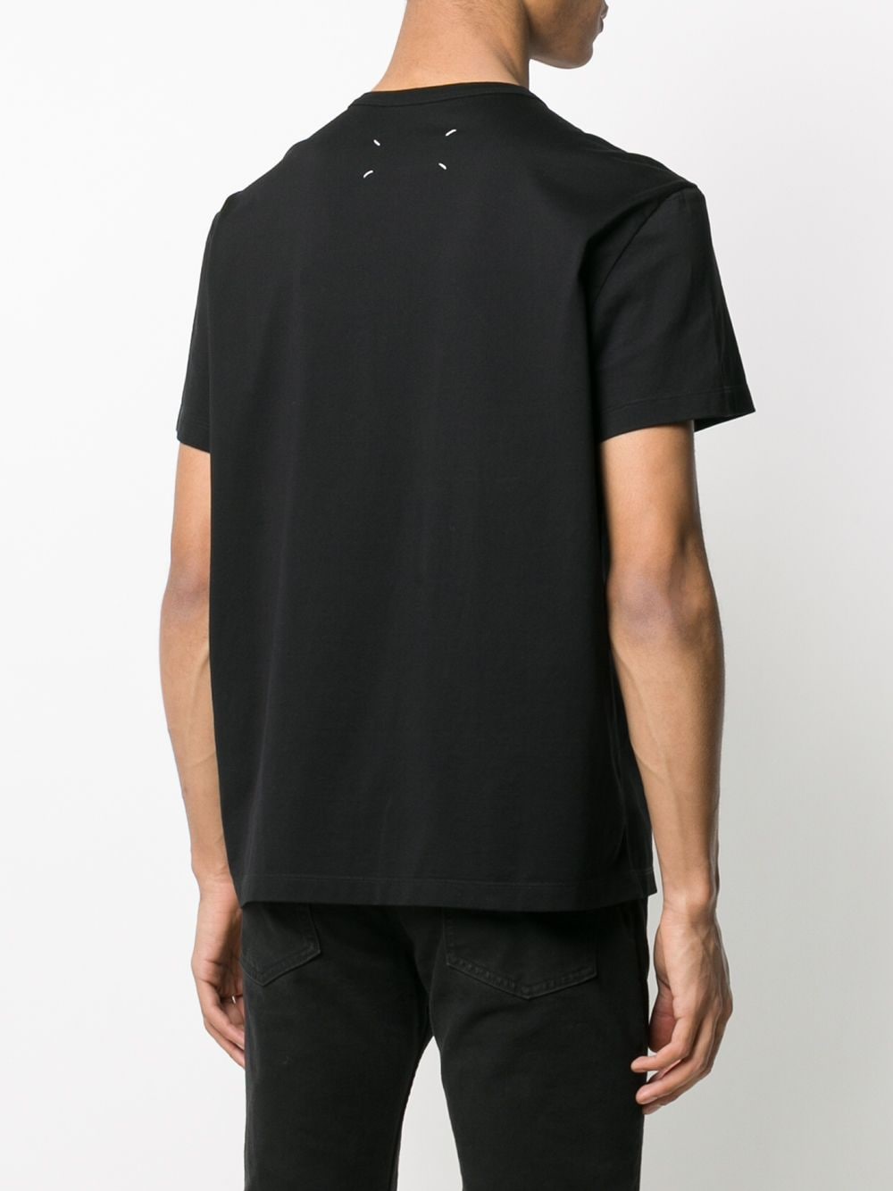 Maison Margiela Logo Cotton T-Shirt Black