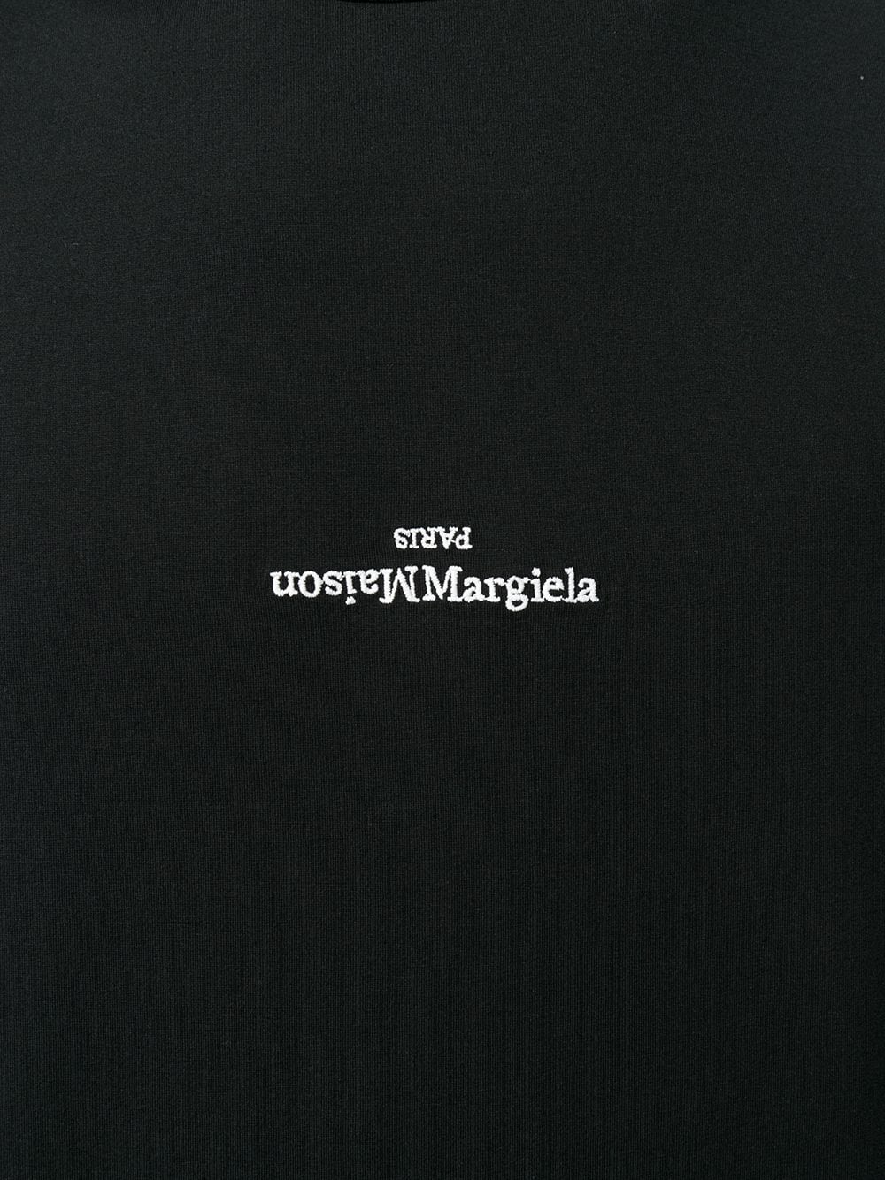 Maison Margiela Logo Cotton T-Shirt Black