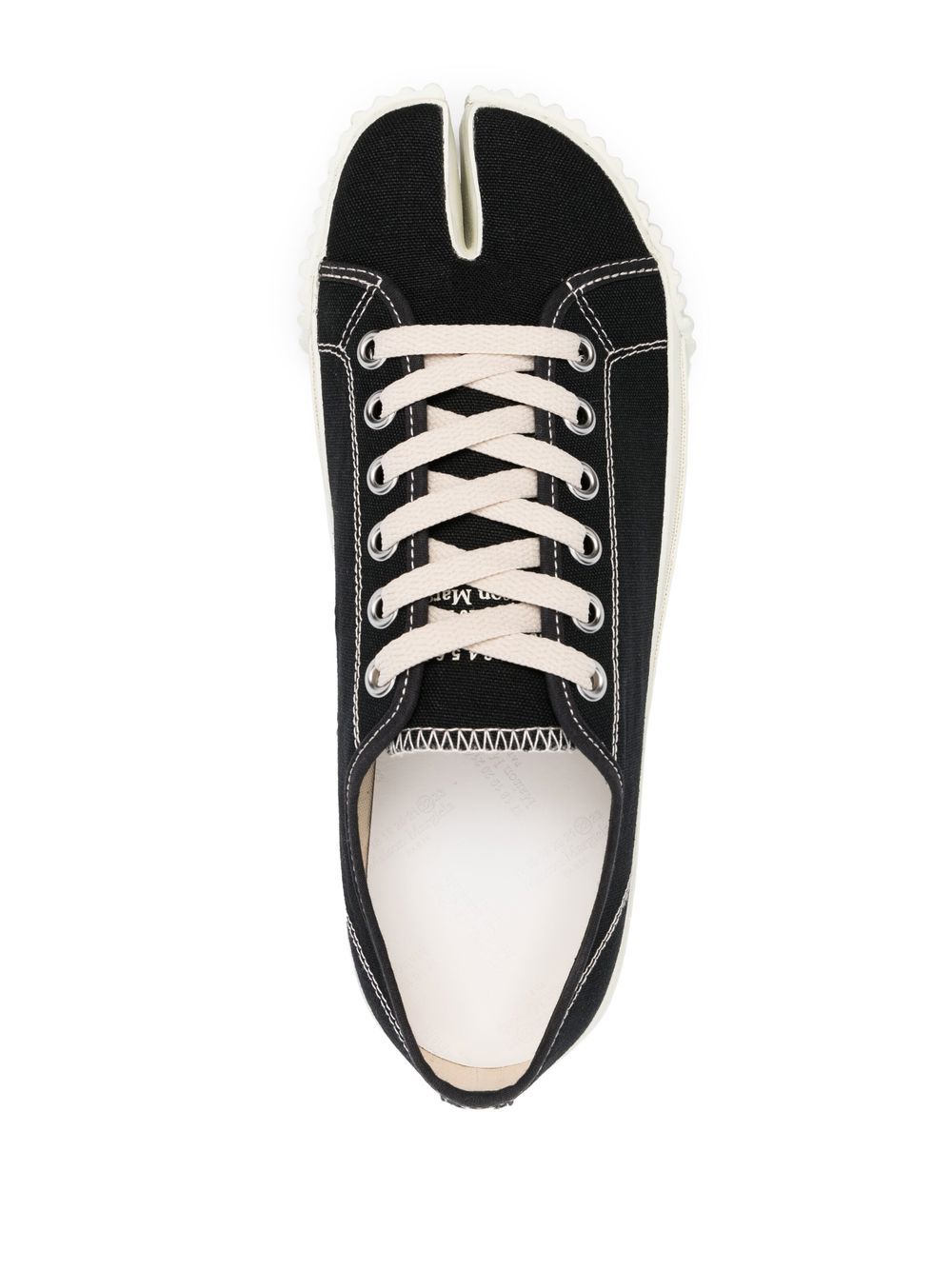 Maison Margiela Tabi Canvas Sneakers Black