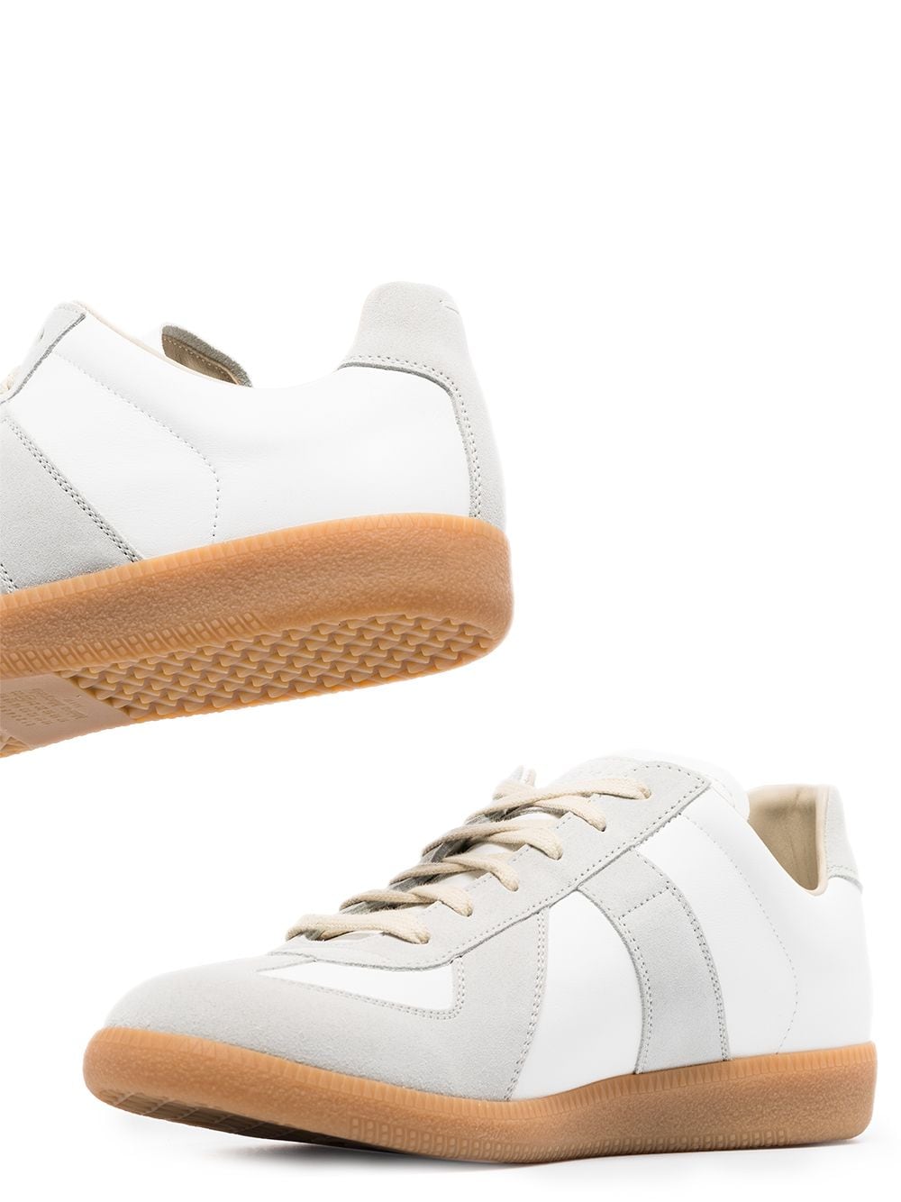 Maison Margiela Replica Leather Sneakers White