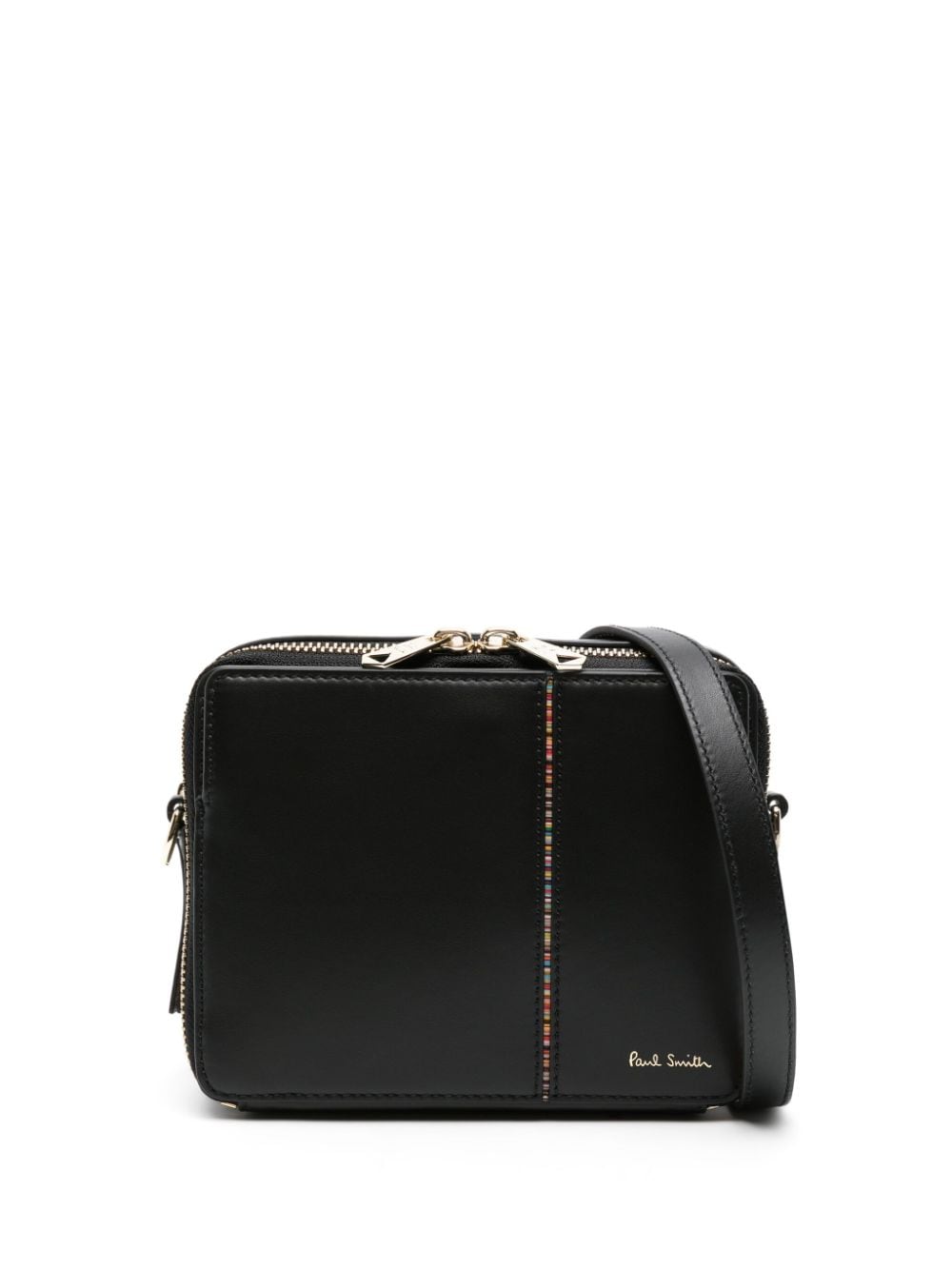 Paul Smith Signature Stripe Crossbody Bag Black