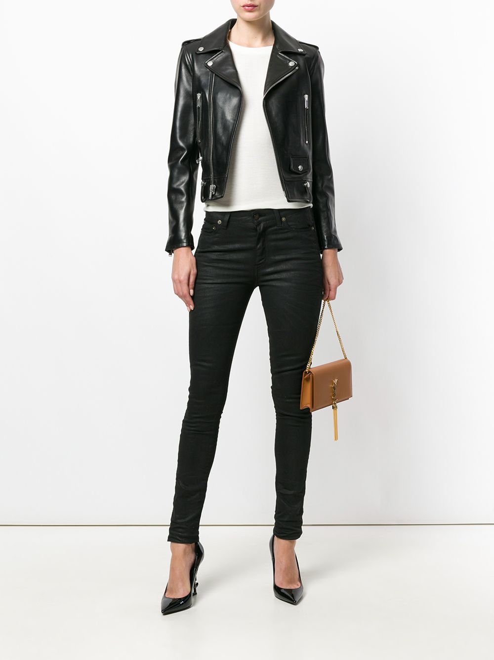 Saint Laurent Leather Biker Jacket