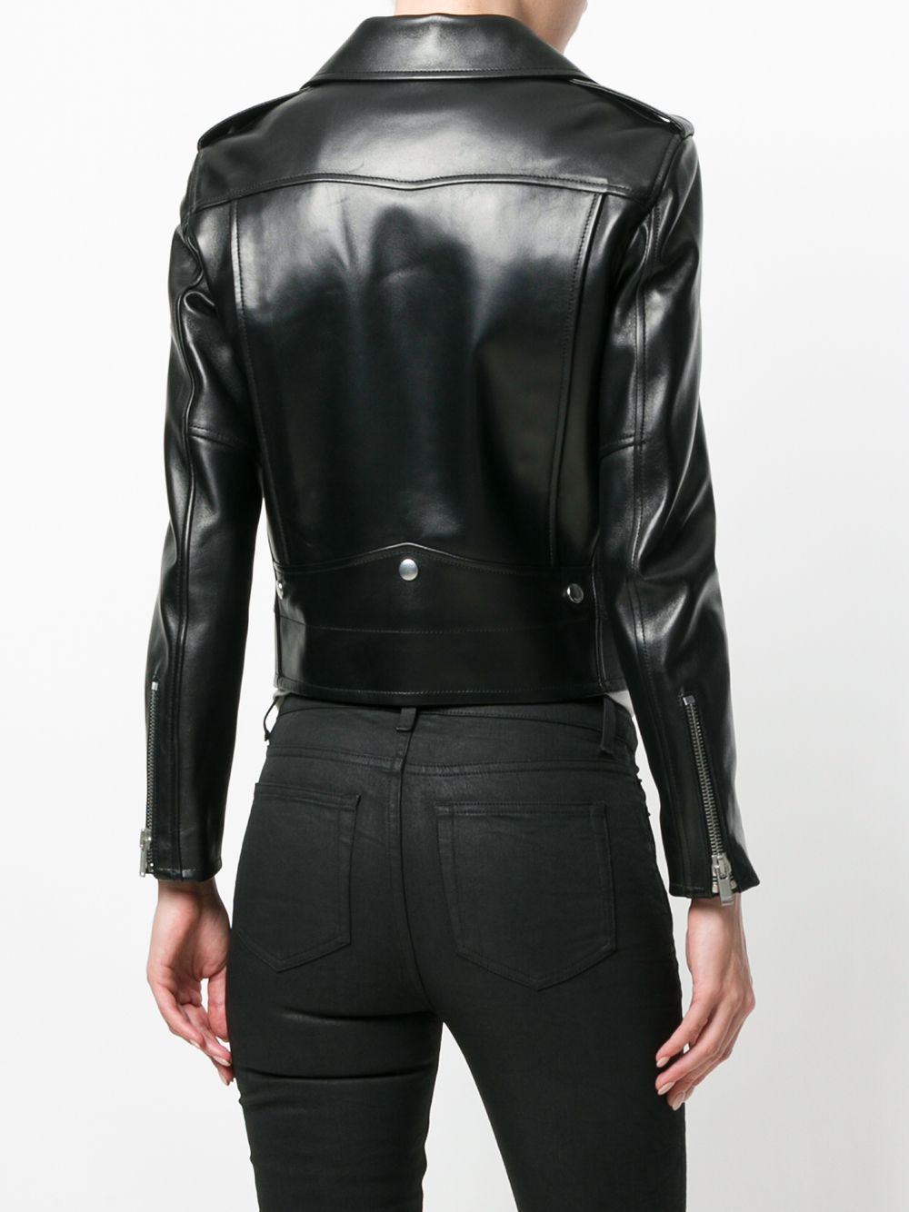 Saint Laurent Leather Biker Jacket