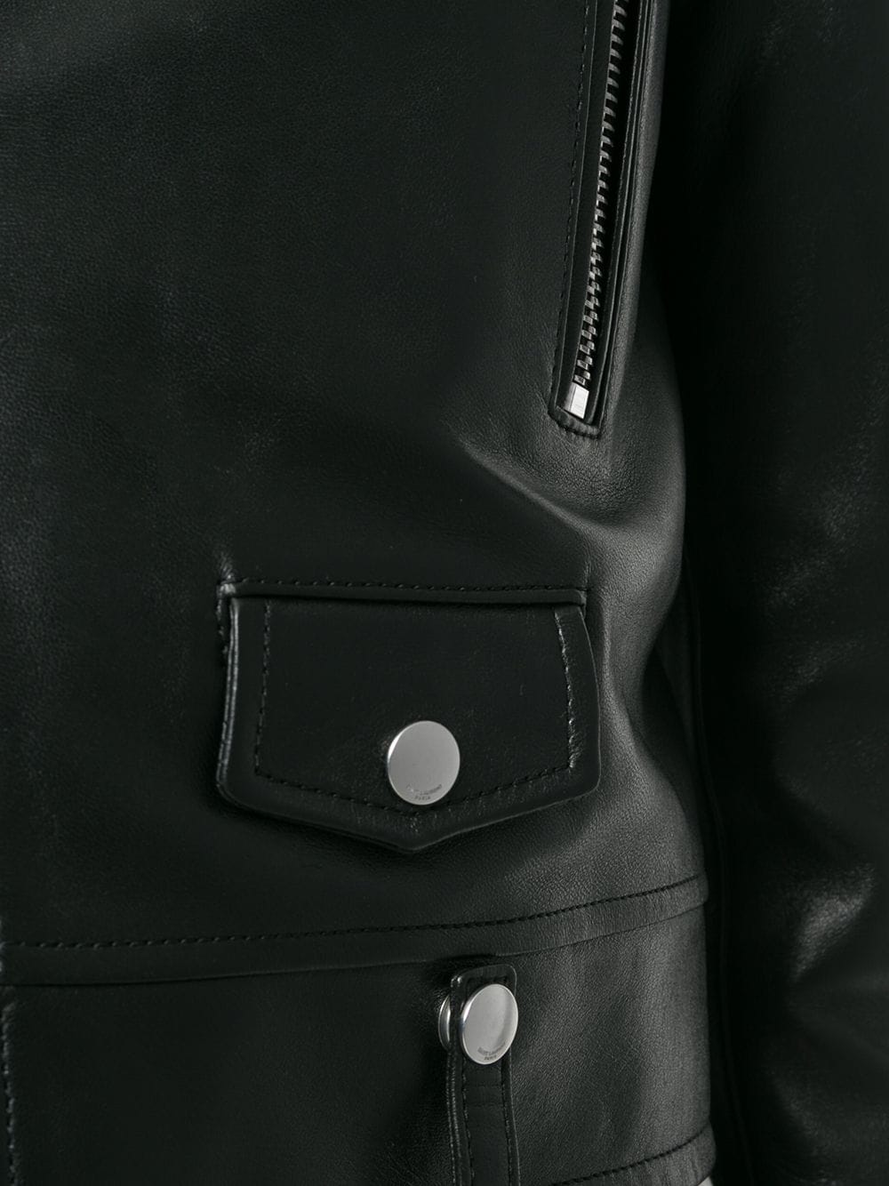 Saint Laurent Leather Biker Jacket